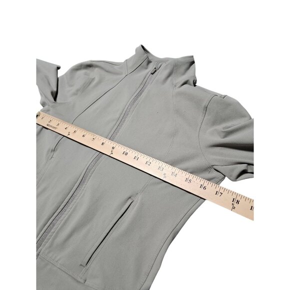 90 DEGREE By Reflex Full Zip Jacket Women Small Stretch Running Yoga Green - Picture 5 of 8